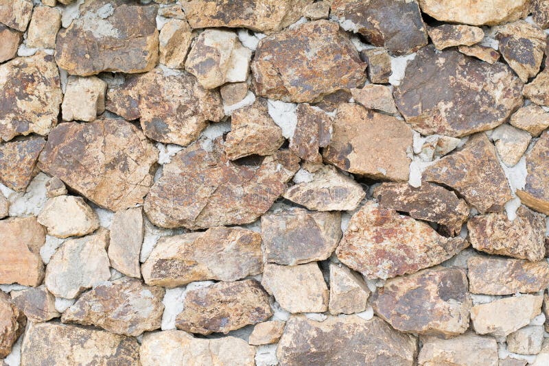 Gray and brown stone wall. royalty free stock photos