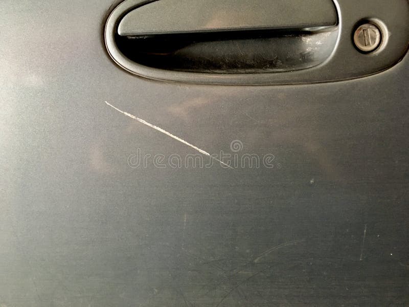 Grazed Scratch on Car