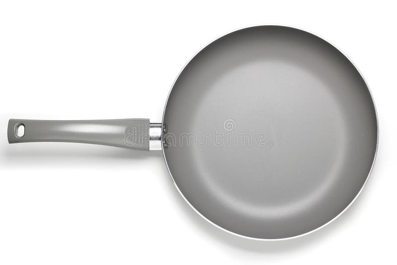 Gray Ceramic coating Pan stock image. Image of utensil 42301025