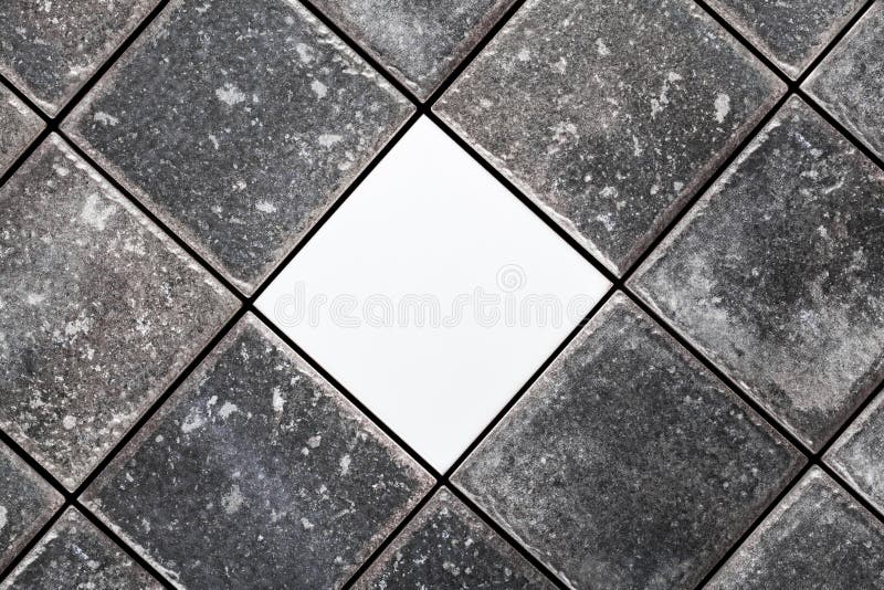 Gray ceramic tiles closeup stock image. Image of buildings 65497249