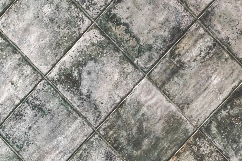 Gray Ceramic Tiles Modern Interior with Abstract Dirty Effect Design