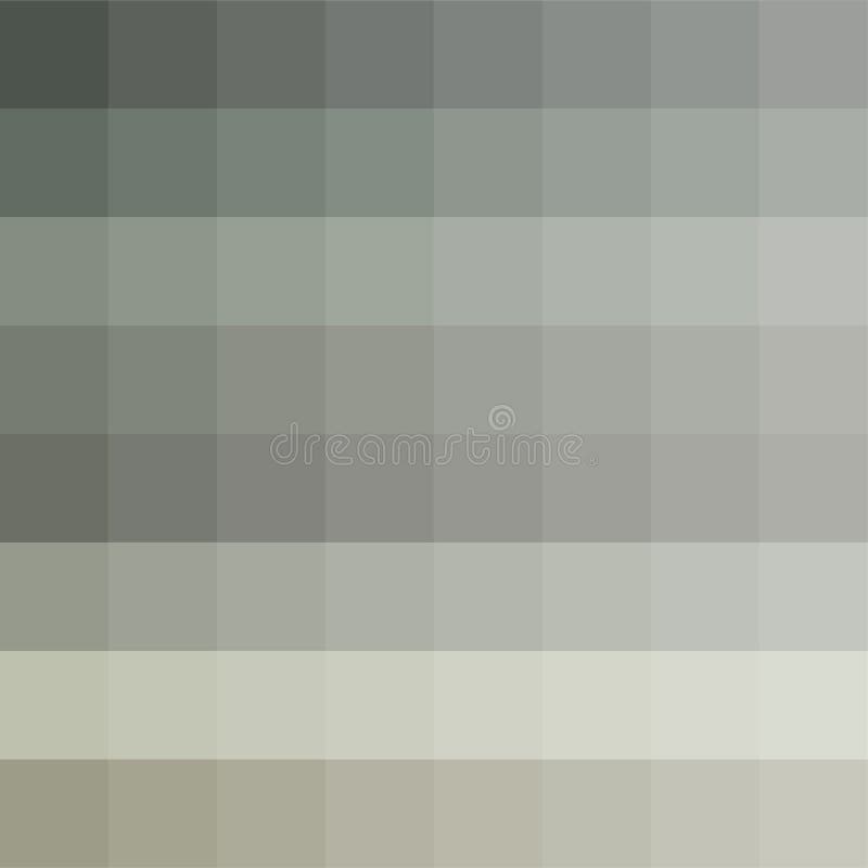 Gray color palette. Silver gradient chart. Cool tone shades. Monochrome Vector scheme. royalty free illustration