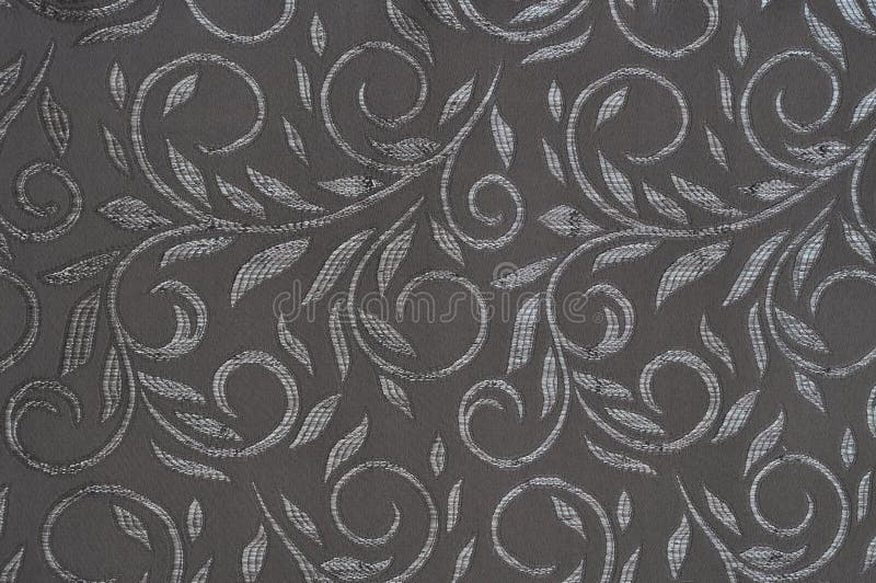 Gray Colored Patterned Fabric Texture Stock Photo - Image of ...