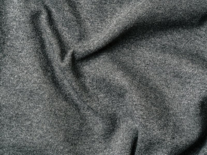 Gray Cotton Jersey Fabric Texture Stock Image - Image of texture, fiber ...