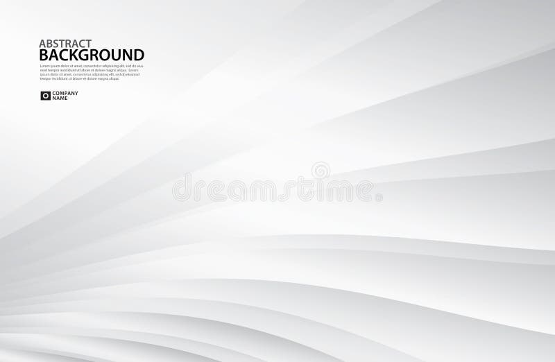 Gray Curve Abstract background, white texture, wallpaper, surface, banner, Cover design layout template, backdrop, textured effect stock illustration