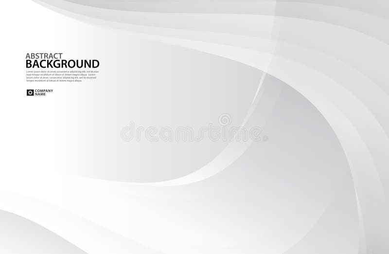 Gray Curve Abstract background, white texture, wallpaper, surface, banner, Cover design layout template, backdrop, textured effect vector illustration