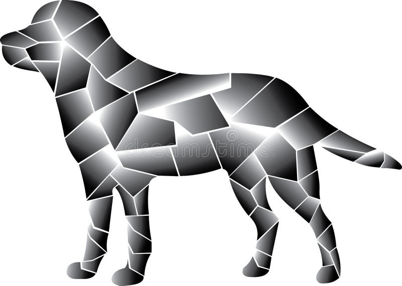 Gray dog design. Different elements. vector illustration Gray dog design. Different elements. vector illustration