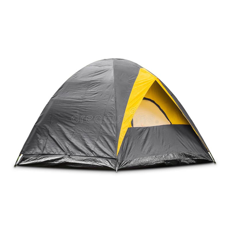 Gray dome tent stock photography