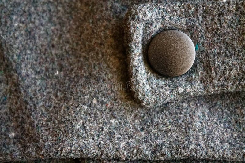 Gray Felt with Button Macro Texture for Background Stock Image - Image ...