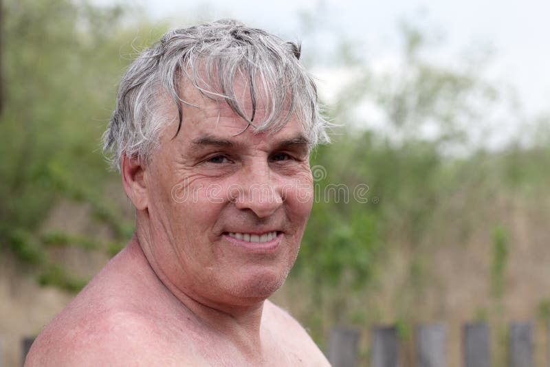 Gray Haired Man Stock Image Image Of Human Real Life 25123601