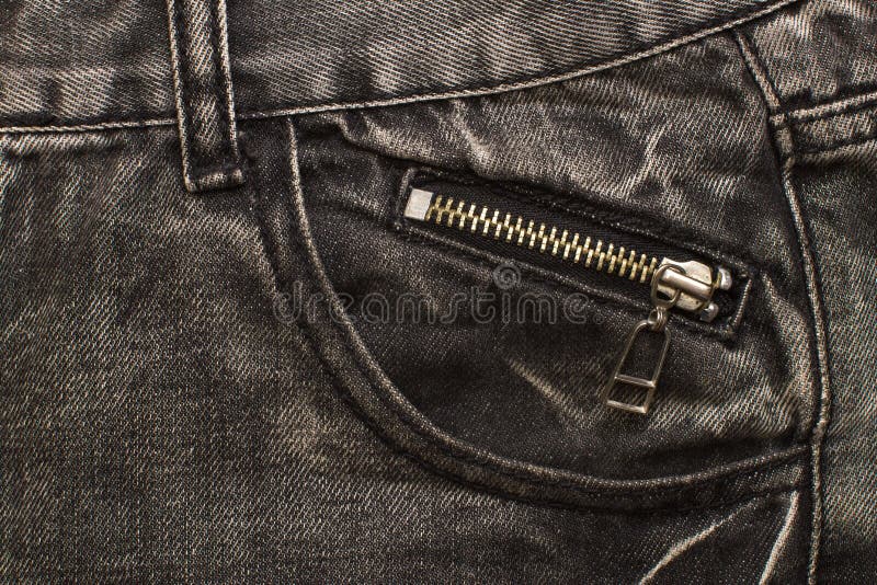 Gray Jeans Pocket Zip Lock Stock Photos Free & RoyaltyFree Stock