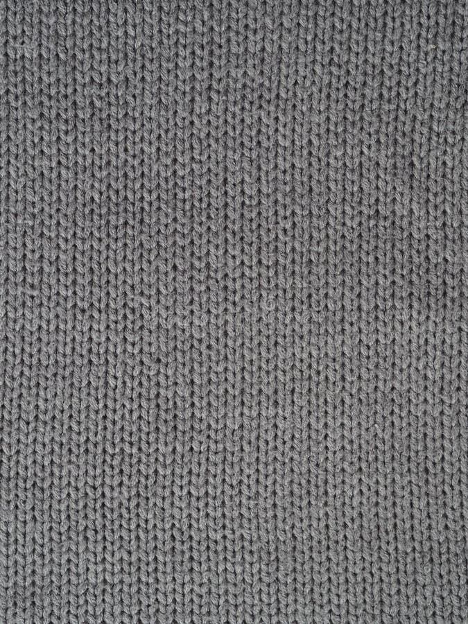 Gray Knitted Textured Background, Knit with Facial Loops. Hand Knitting ...