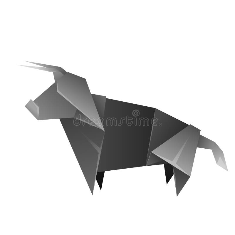 Red Origami Bull Made of Paper. the Symbol of the Eastern New Year. Polygonal Figure of Livestock. Strong Animal Stock Vector - Illustration of isolated, animal: 203674408 Red Origami Bull Made of Paper. the Symbol of the Eastern New Year. Polygonal Figure of Livestock. Strong Animal Stock Vector - Illustration of isolated, animal: 203674408