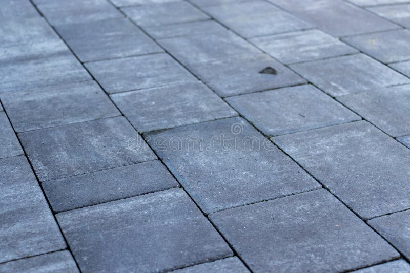 Gray Paving Stones Road. Paving Surface Road Stock Image Image of