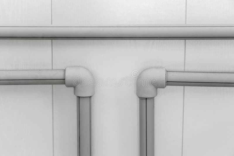 Plastic heating pipes stock photo. Image of hydraulic 179486266