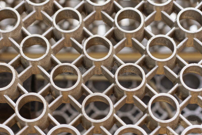 Gray plastic texture from lattice pattern royalty free stock photography