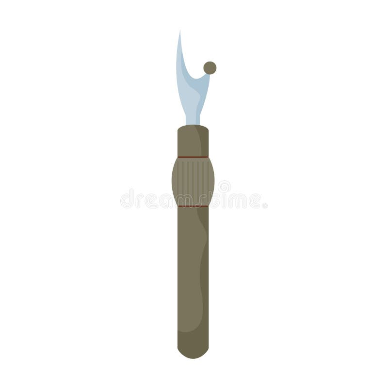 Seam ripper tool stock vector. Illustration of material - 80005309