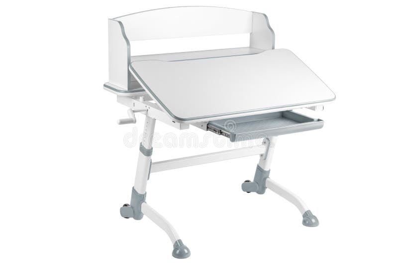 Gray school desk stock photo. Image of kindergarten, little 89498116