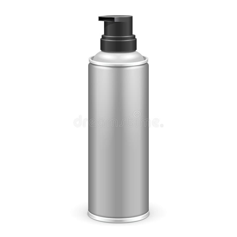 Shave Foam Bottle Aerosol Packaging Can Mockup Stock Illustration -  Download Image Now - Aerosol Can, Bathroom, Beard - iStock