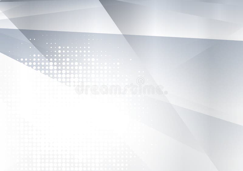 Gray and Silver geometric abstract vector background with copy space royalty free illustration