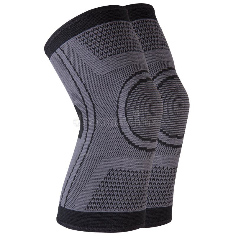 Sports Knee Pad with Blue Stripes, To Support and Protect the Knee
