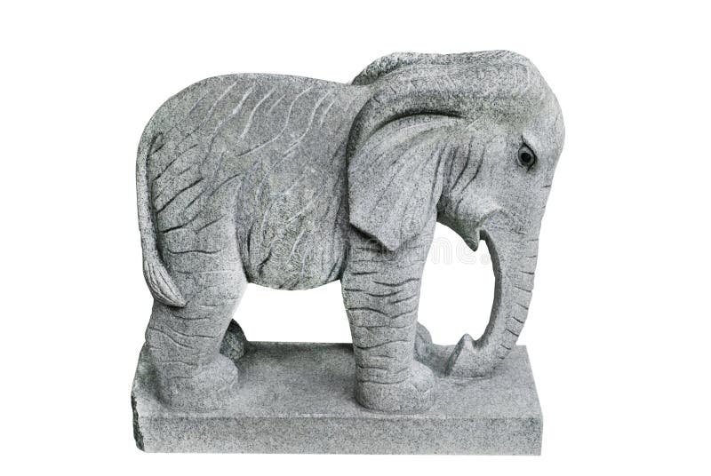 Stone elephant statue stock photo. Image of shape, culture 14770726
