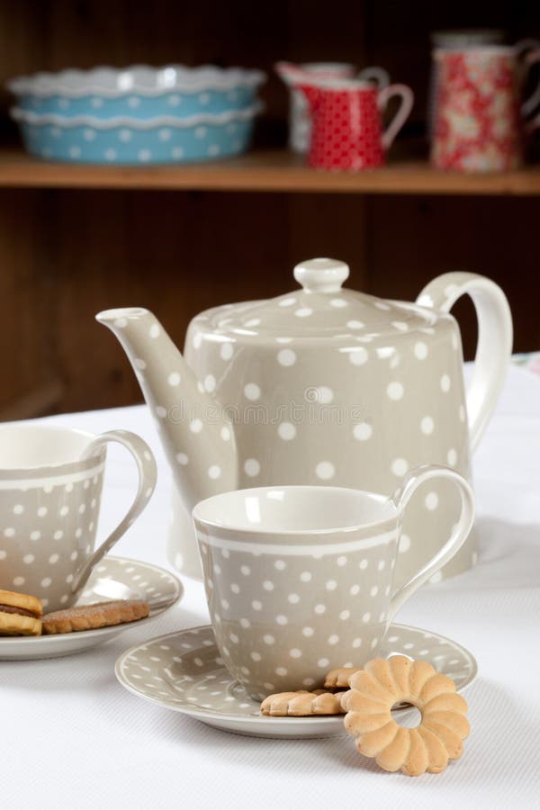 Easter Tea Set stock photo. Image of fine, elegant, decorated 8418456
