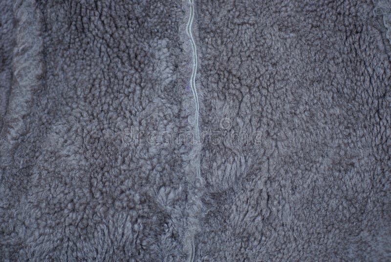 Gray Texture of Wool and Fur Fabric on Clothes Stock Photo Image of