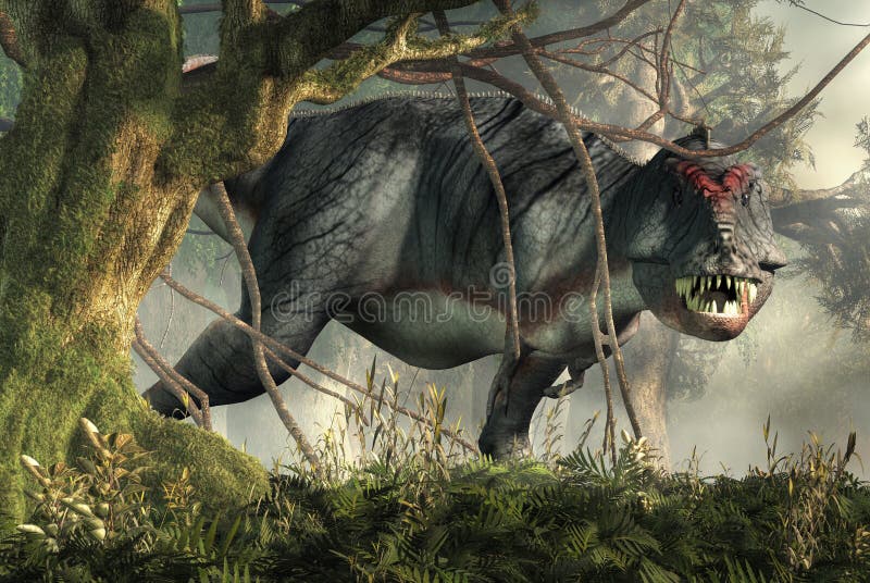 Dinosaur Sauropod, Ankylosaurus, Pterodactyl, Eggs, Tirannosaurus,  Stegosaurus, Fern Stock Illustration - Illustration of beast, background:  165002183