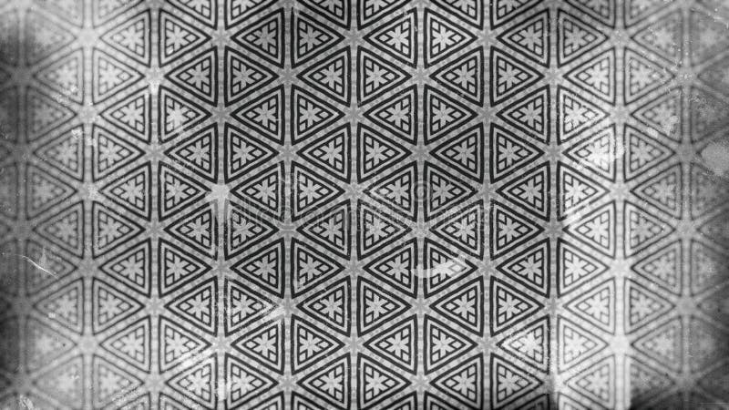 Gray Vintage Floral Pattern Wallpaper scuro royalty illustrazione gratis Gray Vintage Floral Pattern Wallpaper scuro royalty illustrazione gratis