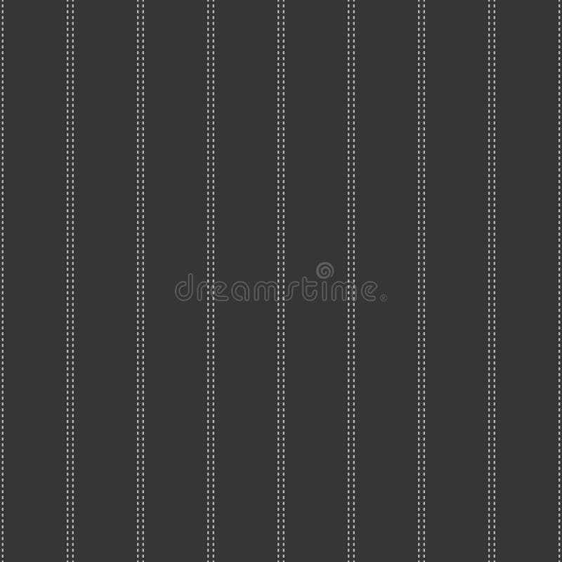 Gray and White Pinstripes Seamless Pattern stock illustration
