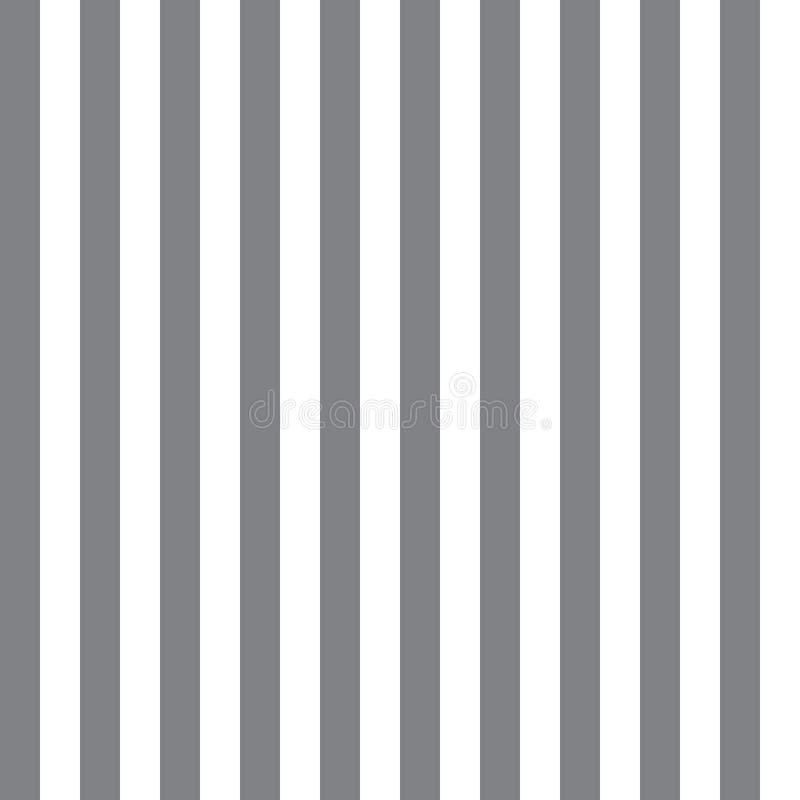 Gray, White Stripes Seamless Pattern. Vector Illustration Stock Vector