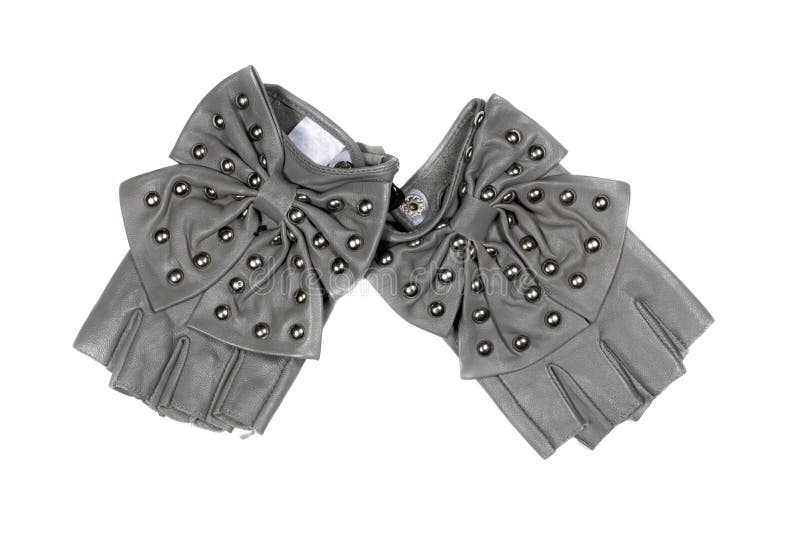 Gray Women S Fingerless Gloves Stock Photo Image of beauty, elegance 29566938