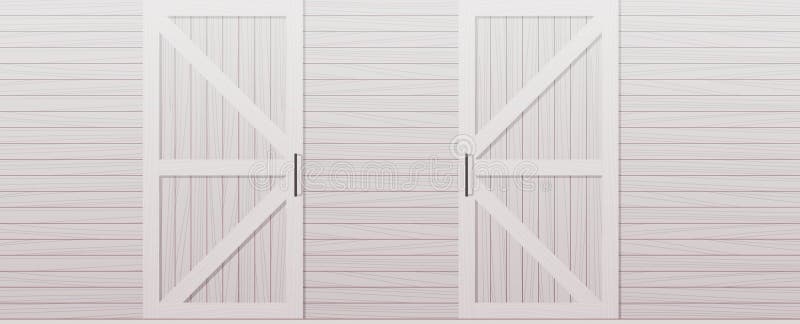 gray wooden barn door front side background horizontal