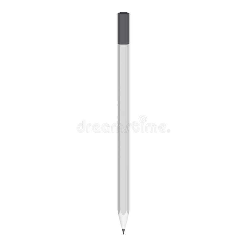 Download Gray Wooden Sharp Pencil Mockup, Realistic Style Stock Vector - Illustration of outline, object ...