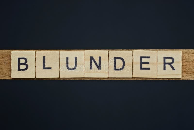 4 blunder hi-res stock photography and images - Alamy