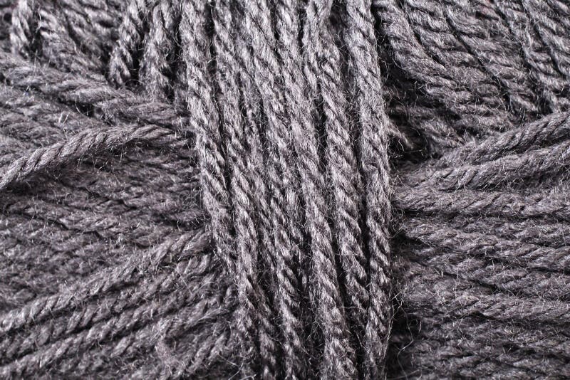 Gray Yarn Texture Close Up stock image. Image of ball 101523151