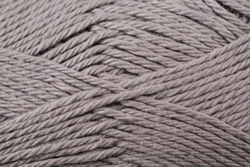 Gray Yarn Texture Close Up stock image. Image of thread 100307699