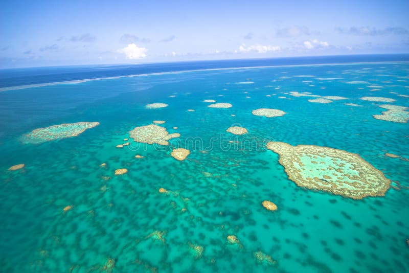 Great Barrier Reef from the sky royalty free stock image Great Barrier Reef from the sky royalty free stock image
