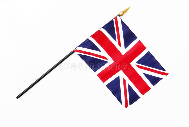 Great Britain British Flag on Pole