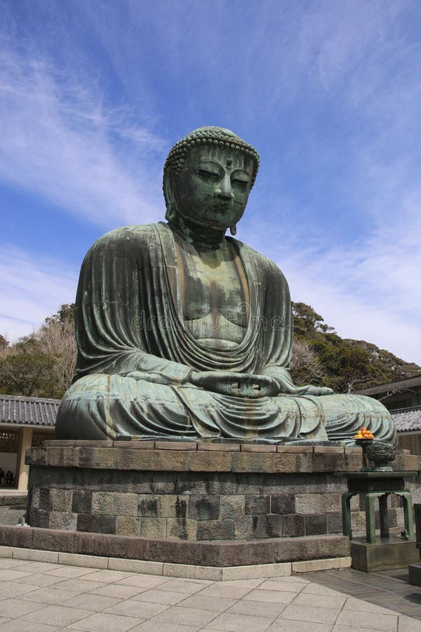 The Great Buddha Daibutsu on the Grounds of Kotokuin Temple in Kamakura ...