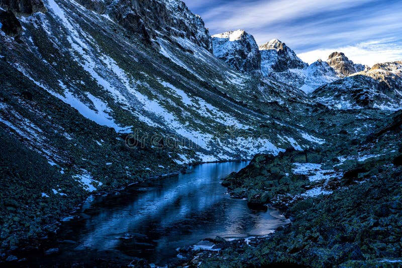 Velká Studená dolina, Tatranský národní park, Slovensko