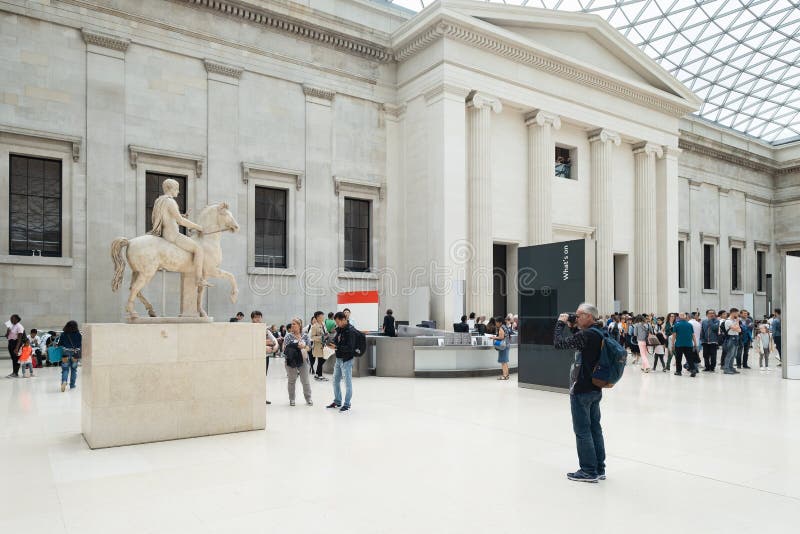 The Great Court at the British Museum in London stock image The Great Court at the British Museum in London stock image