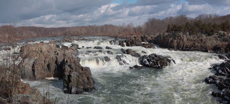 Great Falls la Virginia fotografia stock Great Falls la Virginia fotografia stock