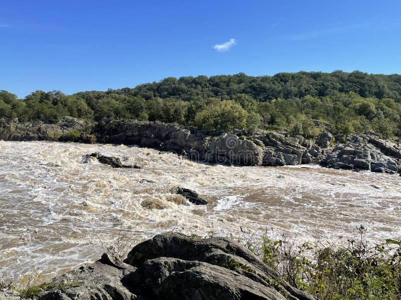 Great Falls Park, on the Potomac River in McLean, Virginia Stock Photo