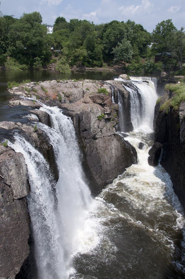 The Great Falls of Paterson New Jersey Stock Photo Image of creek