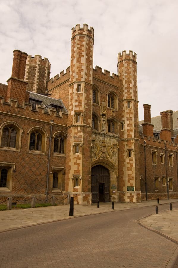 Great Gate, St John S College, Cambridge Stock Image Image of