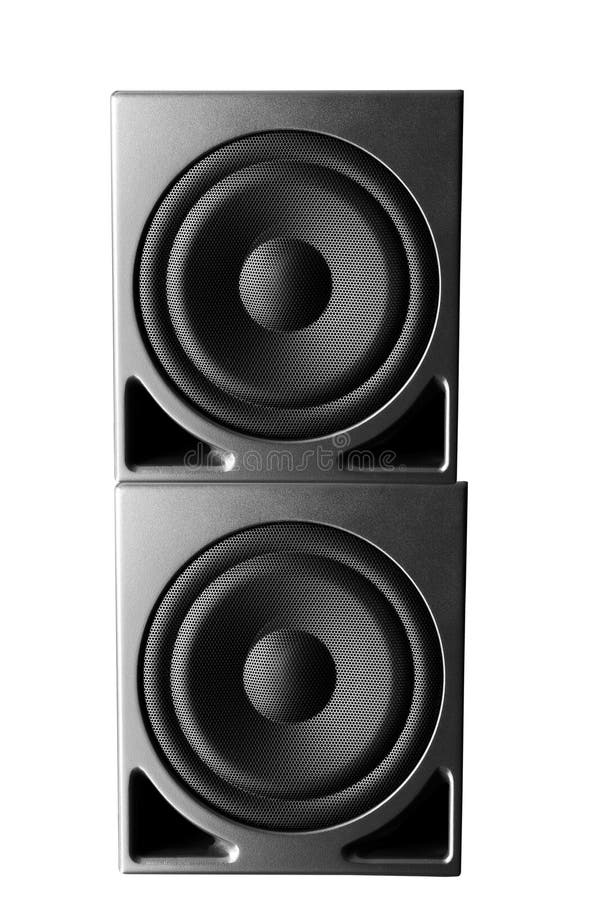 Two great loud speakers stock image. Image of concert 2302027