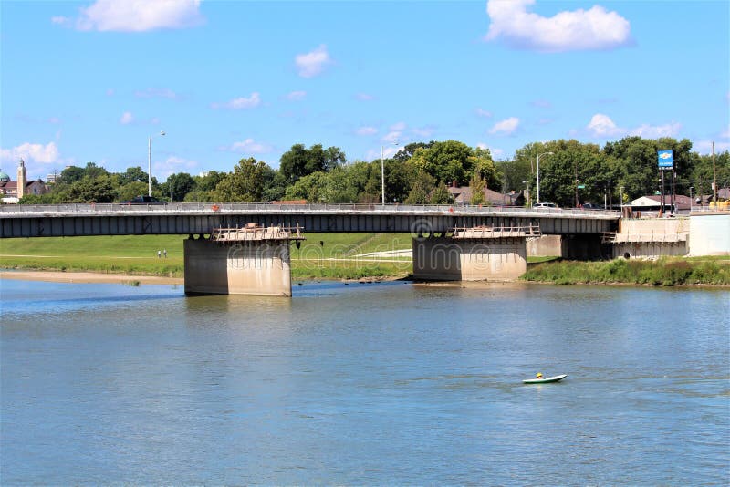 Great Miami River stock image. Image of great, view 125282227