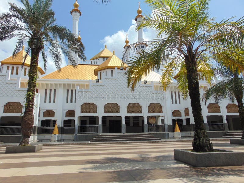The Great Mosque of KotaTasikmalaya, West Java, looks majestic and elegant. The Great Mosque of KotaTasikmalaya, West Java, looks majestic and elegant